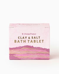 CLAY&SALT BATH TABLET アロマフランスクレイ＆ソルト バスタブレット （3個入り　長方形）